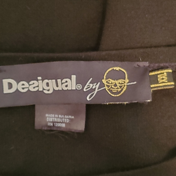 DISIGUAL by Christian Lacroix Colorful Sweater Top Size XXL - Picture 5 of 6